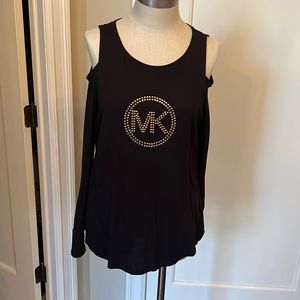 Michael Kors Cold Shoulder long sleeve shirt